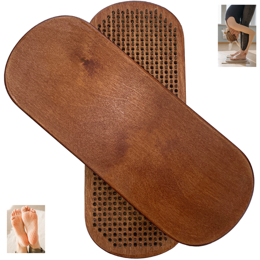 Sadhu Board, Special Aluminum Nails, 0,47 In (12 mm), for Advanced, Light Compact Foot Board, Wooden Nail Boards for Feet, Nail Board, Yoga Gift
