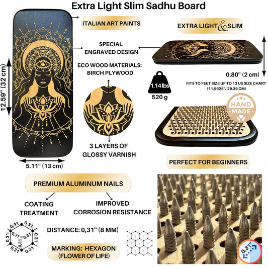 Aluminum Sadhu Board 8 mm for Beginners
