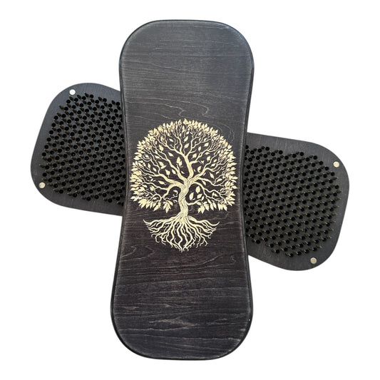 Sadhu Board with Dynamic Galvanized Steel Nails for Beginners 0.31 Inches (8 mm), Nail Boards for Feet, Sadhu Nail Board, Yoga Gift