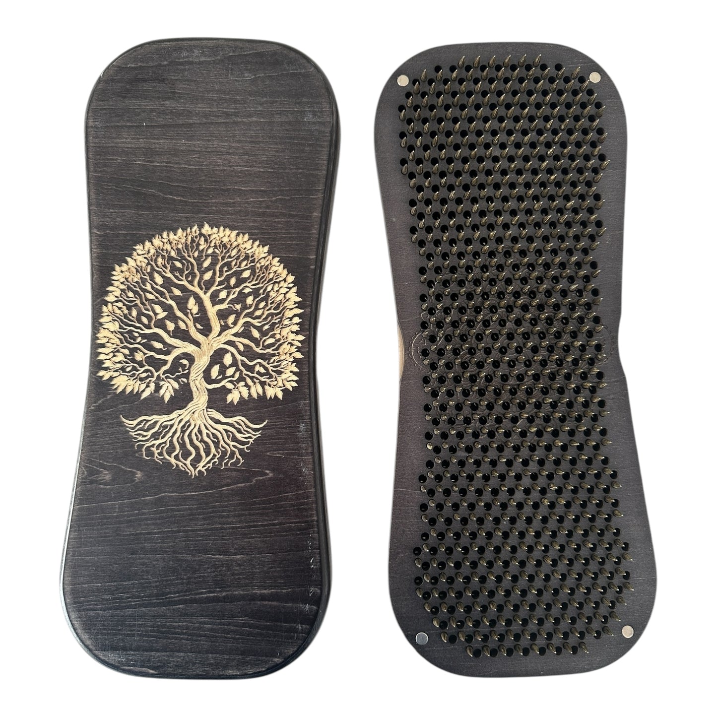 Sadhu Board with Dynamic Galvanized Steel Nails for Beginners 0.31 Inches (8 mm), Nail Boards for Feet, Sadhu Nail Board, Yoga Gift