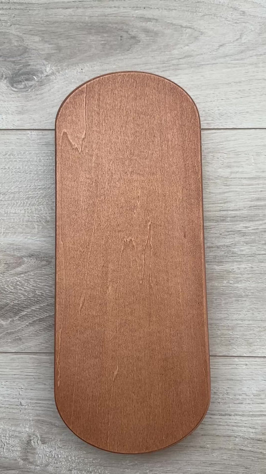 Sadhu Board with Aluminum Nails, Light Compact Sadhu Board, 0,39 In (10 mm), Handmade Wooden Sadhu Board for Standing on Feet, Acupuncture Massage, Yoga Gift