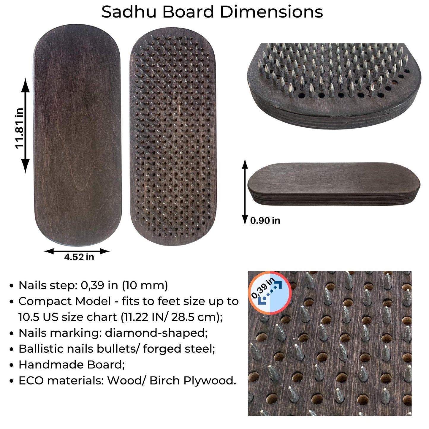 Sadhu board, Yoga boards, Board with nails
